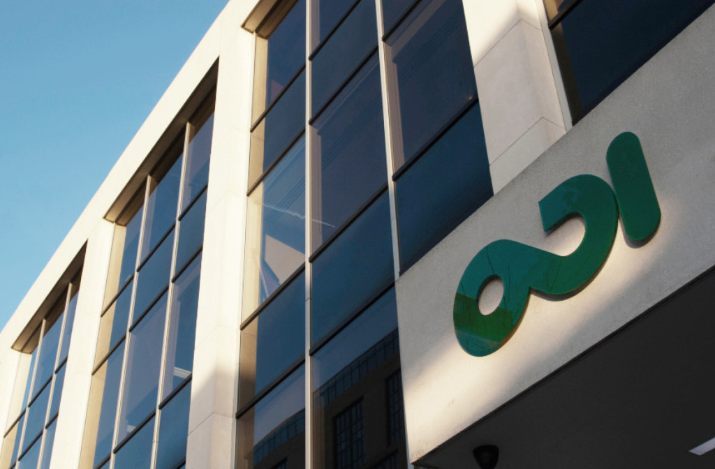 Branding at the ODI offices in London